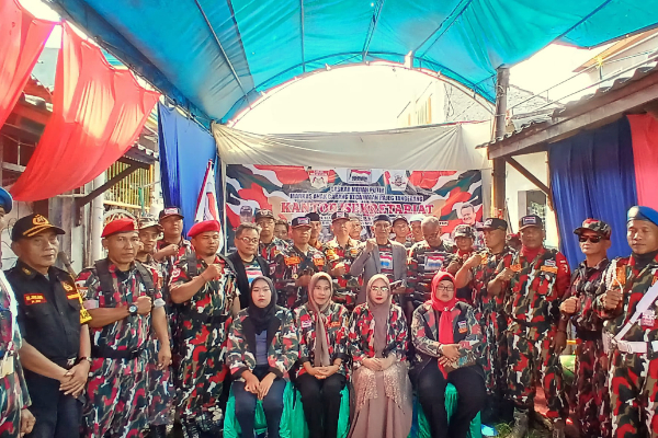 Pelatihan dan Pengukuhan Pengurus Laskar Merah Putih Cabang Rajeg, Kabupaten Tangerang, Provinsi Banten