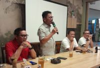 Kiri ke kanan: H. Maryono Hasan - H. Sachrudin - Rusdi Alam - Hosbeni Gonzala (Foto: Ist)