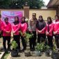 Dalam upaya mendukung ketahanan pangan nasional, Polsek Kronjo mengikuti kegiatan launching program Pekarangan Pangan Lestari (Dok. Polsek Kronjo)