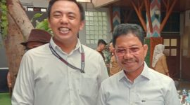 Gunawan Raharjo bersama Sachrudin Wali Kota Tangerang 2025-2030. (Foto: Luky/Metrosiar)