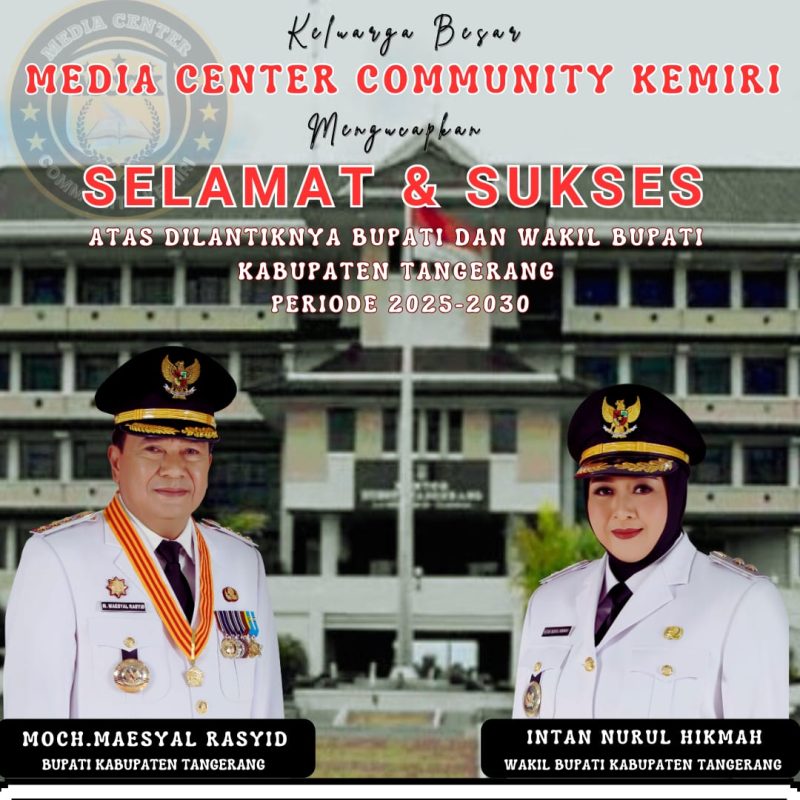 Ucapan selamat pelantikan(Dok. Team MCCK)