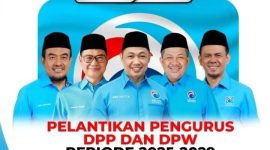Pasca pelantikan kepengurusan Partai Gelora periode 2024-2029 akan segera didaftarkan ke Kementerian Hukum (Kemenkum) RI dalam waktu dekat. (dok. Gelora)