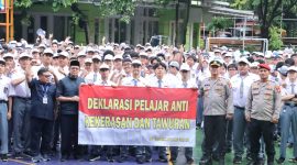 Ribuan Pelajar di Palmerah Deklarasikan Pelajar Anti Kekerasan dan Tawuran (Dok. Polres Metro Jakarta Barat)