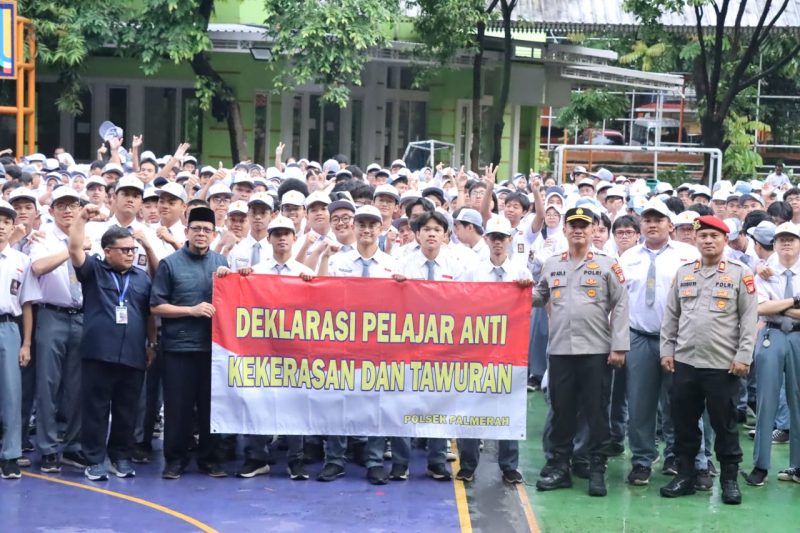 Ribuan Pelajar di Palmerah Deklarasikan Pelajar Anti Kekerasan dan Tawuran (Dok. Polres Metro Jakarta Barat)