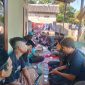 Warga Kp Kemiri Rt/Rw 001/001 Desa Kemiri Kecamatan Kemiri melaksanakan Riungan munggahan sebagai salah satu momentum tiap tahun menjelang bulan suci Ramadhan (Dok. Pribadi)