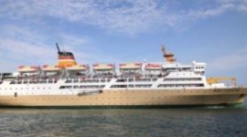Kapal Pelni KM Pangrango siap melayani rute Ambon–Namrole sesuai jadwal keberangkatan yang telah ditetapkan. (Dok. Pelni)