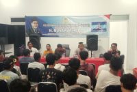 Karang Taruna Desa Banyu Asih audiensi dengan anggota DPRD Banten dari Demokrat Munawar Huda. (Istimewa)