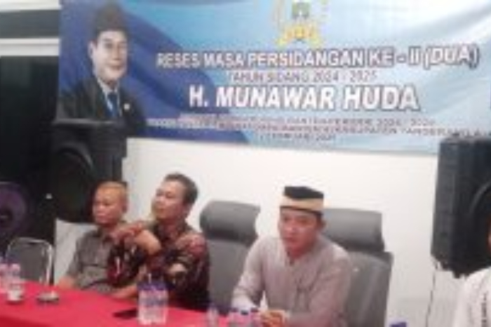 Karang Taruna Desa Banyu Asih audiensi dengan anggota DPRD Banten dari Demokrat Munawar Huda