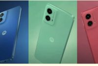 Motorola Moto G45 5G dengan desain elegan dan layar luas, menawarkan performa tangguh dan fitur canggih di kelas menengah. (Dok. Motorola)