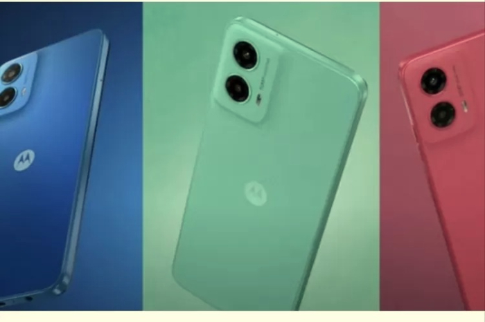 Motorola Moto G45 5G dengan desain elegan dan layar luas, menawarkan performa tangguh dan fitur canggih di kelas menengah. (Dok. Motorola)