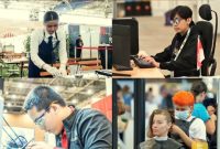 Sekretaris Jenderal Kemendikdasmen, Suharti, saat membahas dampak pemangkasan anggaran pendidikan vokasi dalam Rapat Kerja dengan Komisi X DPR RI. Pemotongan anggaran ini berdampak signifikan pada berbagai program pendidikan vokasi, termasuk SMK Pusat Keunggulan dan sertifikasi siswa. Potret pelajar SMK di Indonesia saat ajang WorldSkill Competition 2024 silam. (Foto: instagram.com/kamivokasi)