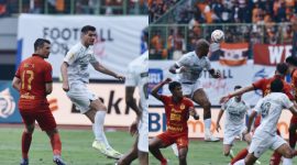 Persib Bandung melawan Persija Jakarta berakhir imbang 2-2 di Stadion Patriot Candrabhaga, Bekasi. (instagram.com/persib)