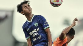 Laga Persita vs Borneo FC berakhir dengan kemenangan tipis 1-2 bagi tim tamu. (Foto: Instagram/@persita.official)