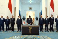Foto: Presiden Prabowo Subianto saat peluncuran BP Investasi Danantara di Istana Merdeka, Jakarta, pada Senin, 24 Februari 2025. (YouTube Sekretariat Presiden)