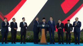 Presiden Prabowo Subianto Luncurkan Danantara bersama mantan Presiden SBY dan Jokowi. (YouTube Sekretariat Presiden)