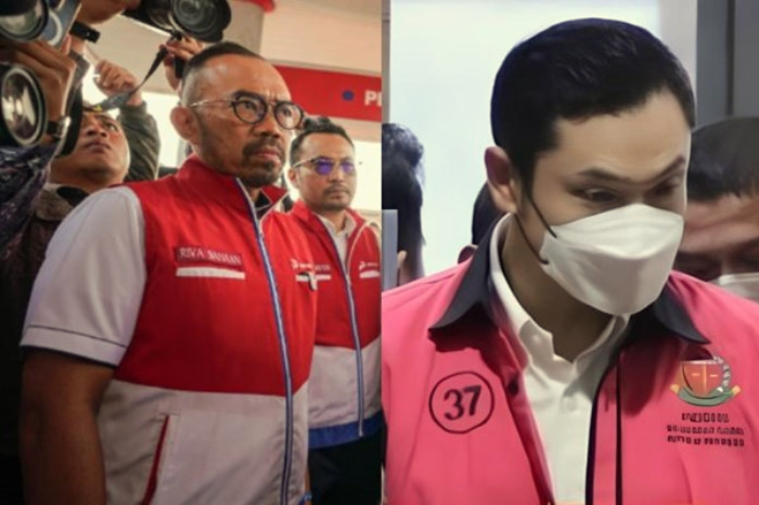 Dari kiri-kanan: Potret Dirut PT Pertamina Riva Siahaan dan pengusaha Harvey Moeis, suami aktris Sandra Dewi dalam skandal korupsi PT. Timah. (Dok. Pertamina Patra Niaga - Media Sosial)