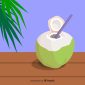 Kandungan gula alami dalam air kelapa memberikan energi instan yang dibutuhkan tubuh setelah berpuasa (Dok. Freepik Ilustrasi) 