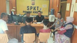 Polisi sigap memproses dugaan penganiayaan terhadap seorang remaja berusia 14 tahun di Tangerang. (Foto: Rizky Maulana/Metrosiar) 