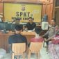 Polisi sigap memproses dugaan penganiayaan terhadap seorang remaja berusia 14 tahun di Tangerang. (Foto: Rizky Maulana/Metrosiar) 