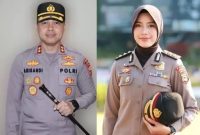 Istri dari AKBP Arisandi, AKBP Rise Sandiyantanti, kini menjabat sebagai Kapolres Pelabuhan Makassar sejak Maret 2025. Potret pasangan suami istri yang menjabat Kapolres. (Istimewa)