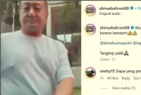 Sebuah video yang menampilkan seorang pria mengetuk kaca mobil dengan keras sambil memegang senjata api tengah ramai diperbincangkan di media sosial. Kejadian ini berlangsung di kawasan Kota Baru Parahyangan, Kabupaten Bandung Barat, Jawa Barat. (Tangkapan layar video di akun Instagram Ahmad Sahroni)