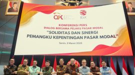 IHSG menguat setelah pertemuan Presiden Prabowo dengan konglomerat. Sentimen positif dan dukungan pemerintah dorong pasar modal. (Dok. BEI)