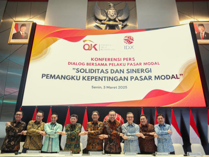 IHSG menguat setelah pertemuan Presiden Prabowo dengan konglomerat. Sentimen positif dan dukungan pemerintah dorong pasar modal. (Dok. BEI)