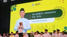 Bahlil Lahadalia serahkan kasus Ridwan Kamil ke proses hukum. KPK akan periksa RK terkait dugaan korupsi Bank BJB setelah penggeledahan rumah. Potret Ketua Umum Golkar Bahlil Lahadalia. (DOK. Istimewa)