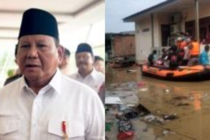 Bekasi dikepung banjir. (Kolase)