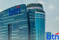 PT BTN buka pendaftaran mudik gratis Lebaran 2025, dengan kuota terbatas. Daftar 10-12 Maret 2025 di 7 kantor cabang BTN. Potret Gedung Pusat Bank BTN di Jakarta. (Dok. BTN)