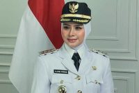 Citra Pitriyami, Bupati Pangandaran terpilih saat dilantik Persiden Prabowo Subianto, Kamis (20/2/2025).(Dok. Citra Pitriyami)