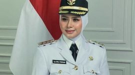Citra Pitriyami, Bupati Pangandaran terpilih saat dilantik Persiden Prabowo Subianto, Kamis (20/2/2025).(Dok. Citra Pitriyami)