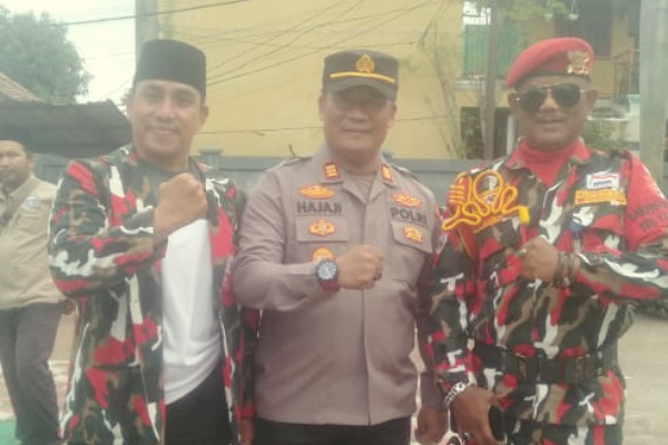 Potret DanBrig MACAB Kabupaten Tangerang Ukib Hidayat dan OKK MACAB Ustaz Muhidin.