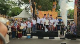 Sufmi Dasco dan Andre Rosiade Lepas 100 Bus Mudik Gratis 2025 untuk Warga Sumatera Barat. (Dok. Pulang Basamo)
