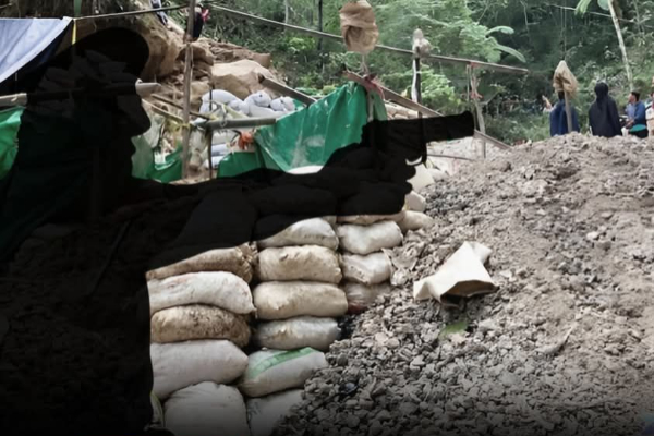 Oknum Brimob Polda Sulut diduga terlibat dalam penembakan warga di tambang ilegal, yang menewaskan Fernando Tongkotow di Ratatotok, Sulut. (Foto: Istimewa)