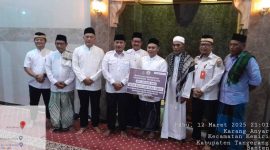 Bupati Tangerang berharap dapat meningkatkan kesejahteraan masyarakat dan memperkuat persatuan serta kesatuan di Kabupaten Tangerang, khususnya dalam semangat bulan Ramadan. (Dok.MCCK Kemiri)