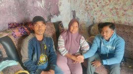 Foto: Permohonan maaf Penjual dan Pembeli gabah didampingi Ketua PB Korcam Kemiri (Dok. Kusnadi Bokir) 