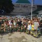 Foto: Kapten Infanteri Hartono, Beserta Jajaran Danramil Mauk dan anak-anak Yatim. (Dok. Red/Roy). 