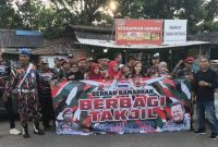 Potret Pengurus dan anggota LMP MACAB Kabupaten Tangerang yang ikut menyukseskan acara Pembagian Takjil dan Buka Bersama. (Foto: Dok. LMP MACAB Tangerang)