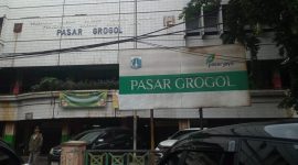 Potret Pasar Grogol Jakarta Barat. (Foto: Robah Harto/Metrosiar.com)