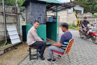 Potret: Bripka Dolfi Suhandi Ciptakan Kamtibmas Kondusif menjelang Lebaran. (Dok. Humas) 