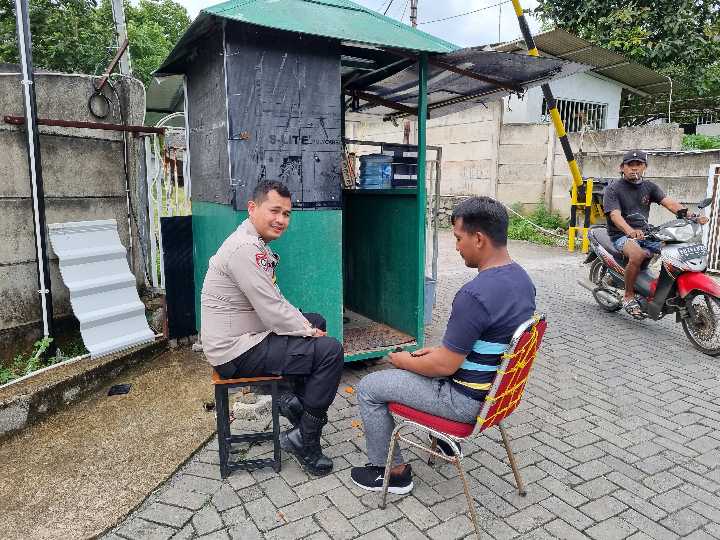 Potret: Bripka Dolfi Suhandi Ciptakan Kamtibmas Kondusif menjelang Lebaran. (Dok. Humas) 
