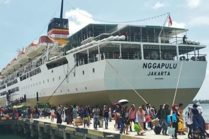 Potret KM Nggapulu. (Dok. Pelni)