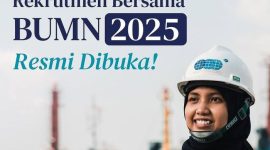 Tangkapan layar dari postingan yang mengumumkan dibukanya Rekrutmen Bersama BUMN di akun media sosial resmi @fhci.bumn, pada Rabu (05/03/25). (Instagram/fhci.bumn)