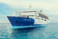 Jadwal kapal Pelni Sorong-Surabaya untuk mudik Lebaran 2025, dengan harga tiket mulai Rp 767.000. Pesan tiket via aplikasi, website, atau kantor cabang. (Foto: Dok. Pelni)