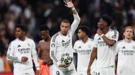 Kylian Mbappe vs Robin Le Normand, Duel Raja Kecepatan dan Benteng Baja.
Saat dua pemain asal Prancis saling berhadapan, dunia sepak bola bersiap menyaksikan pertarungan luar biasa! (Foto: X.com/RealMadrid) 