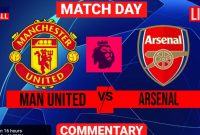 Prediksi Manchester United vs Arsenal di Liga Inggris 2024/2025, Minggu (9/3), 23.30 WIB dan Saksikan live streaming di Vidio. (Tangkapan Layar)