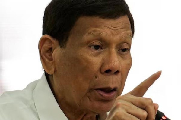 Rodrigo Duterte ditangkap di Manila pada 11 Maret 2025 atas perintah ICC terkait perang narkoba yang menyebabkan ribuan kematian. Potret Duterte. (Foto: Istimewa)