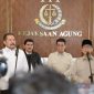 Potret Mendes PDT Yandri Susanto memberikan pernyataan di hadapan media tentang pentingnya pengawasan Kejaksaan Agung terhadap penyelewengan dana desa. (Foto: DOK.kemendesa.go.id)