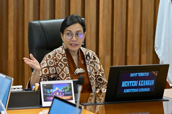 Potret Menteri Keuangan Sri Mulyani saat Courtesy Meeting Bersama Duta Besar Jepang dan CIO Development Bank of Japan, Jakarta, 6 Maret 2025. (Foto: instagram.com/smindrawati)
